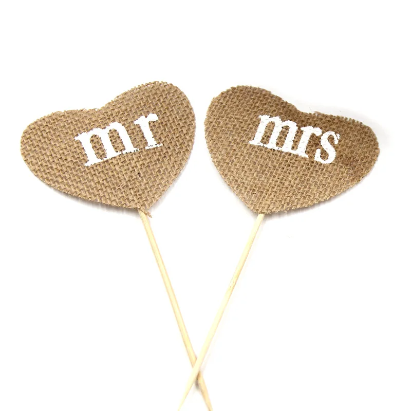 Винтаж мальчик или девочка ребенок душ сердце MR MRS вечерние принадлежности