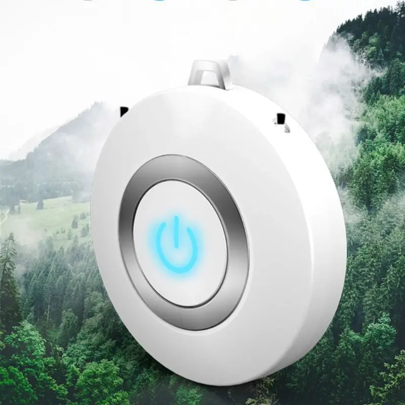 

Personal Wearable Air Purifier Necklace Mini Portable USB Negative Ion Generator