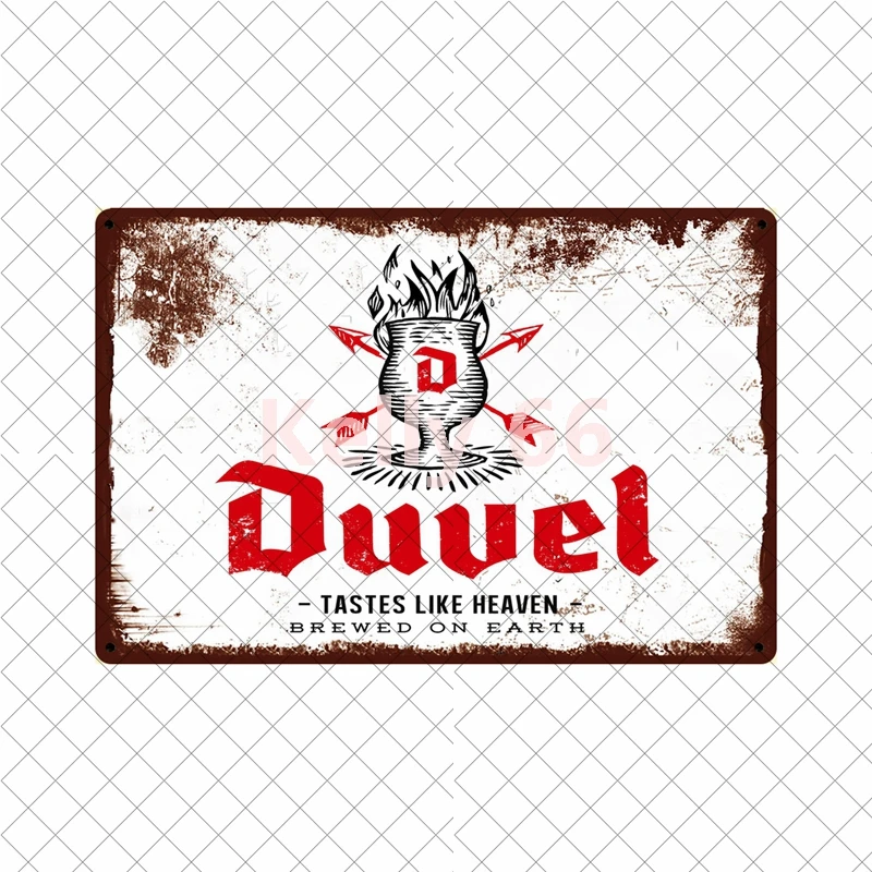 Металлическая вывеска Kelly66 бельгийское пиво Duvel Paulaner Jupiler Leffe Hertog Jan Tin домашний