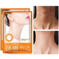 neck mask moisturize anti aging smoothes wrinkles brighten skin colour anti drying firm lifting deep nourishment neck care 2pcs