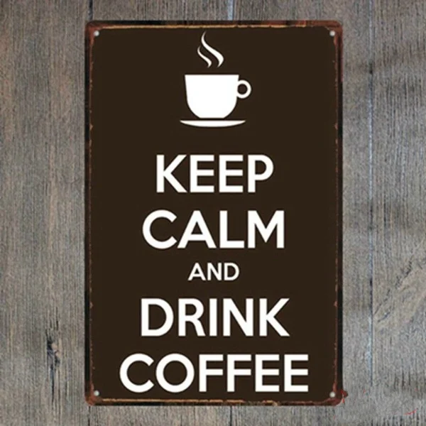 

Metal Tin Sign keep calm Decor Bar Pub Home Vintage Retro Poster Cafe ART