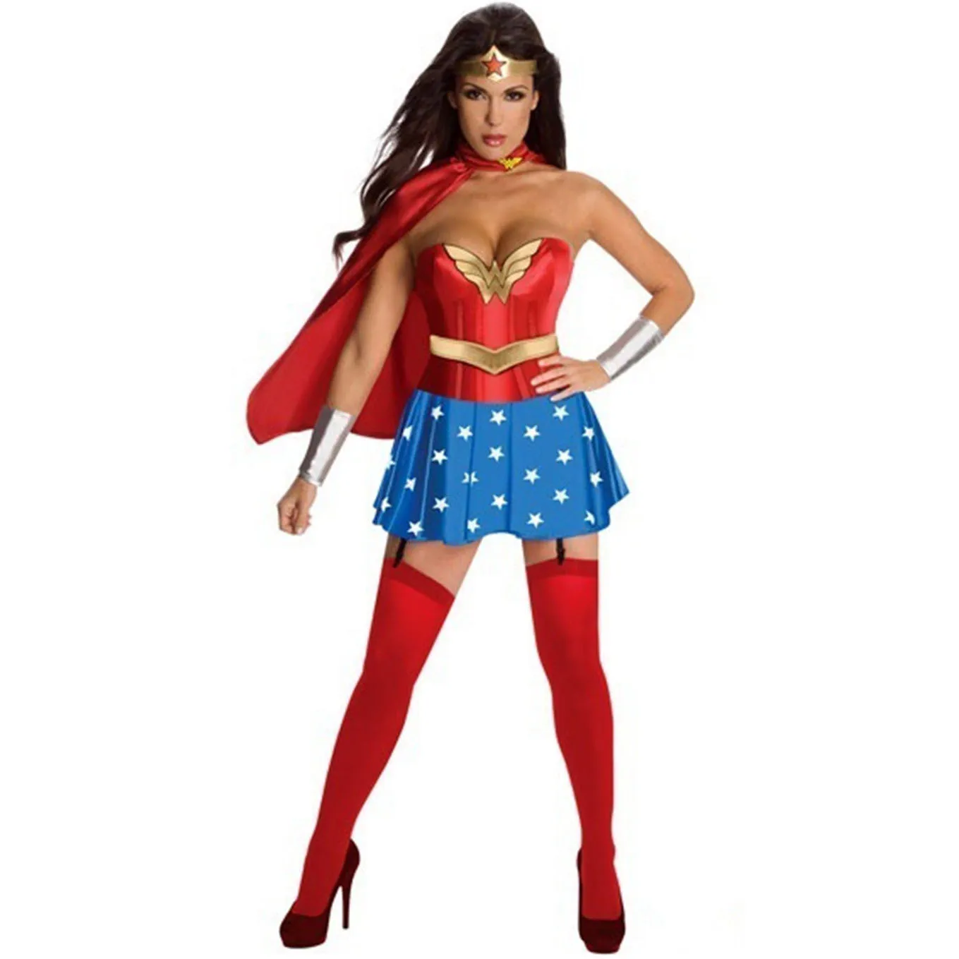 

M-XXL Role-Playing Women's Uniform Cosplay European and American Women's Halloween Costume Cloak Suit