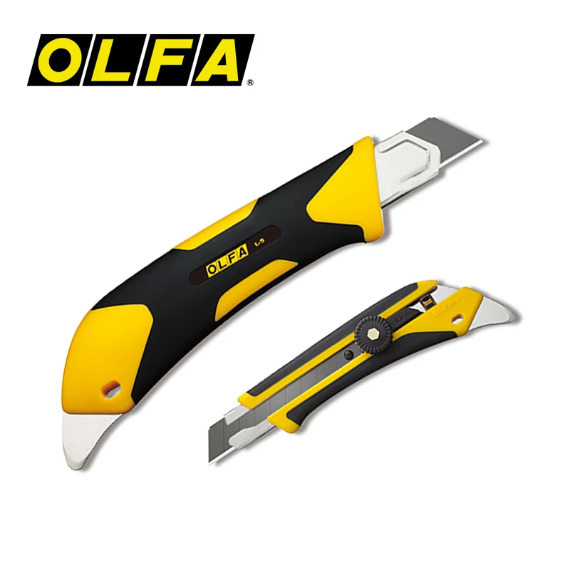 OLFA 192B L 5 X Дизайн 18 мм ComfortGrip Серии Heavy duty резак стекловолокно армированный