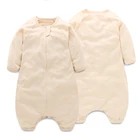 Спальный мешок для малышей на осень и зиму, хлопковый, всесезонный, с ножками, 2020