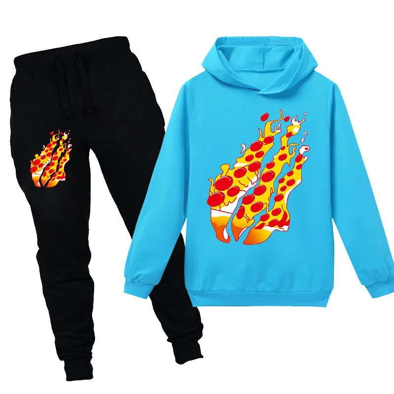 Комплекты детской одежды рисунок из мультфильмов с принтом Prestonplayz хлопок