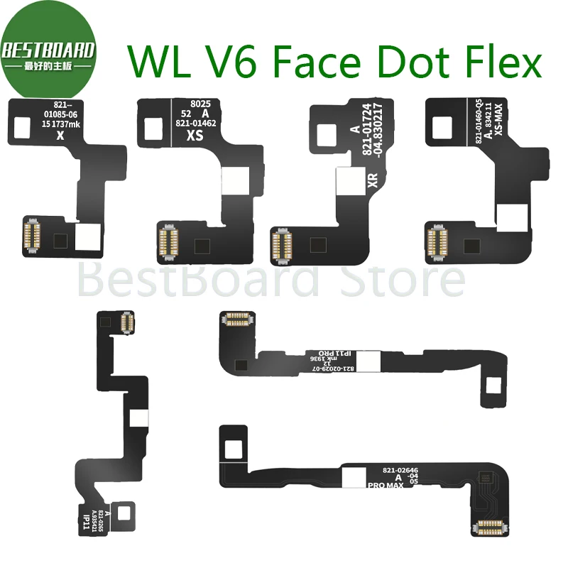 Программатор WL V6 точечная матрица с функцией распознавания лица Flex для iPhone 11Promax