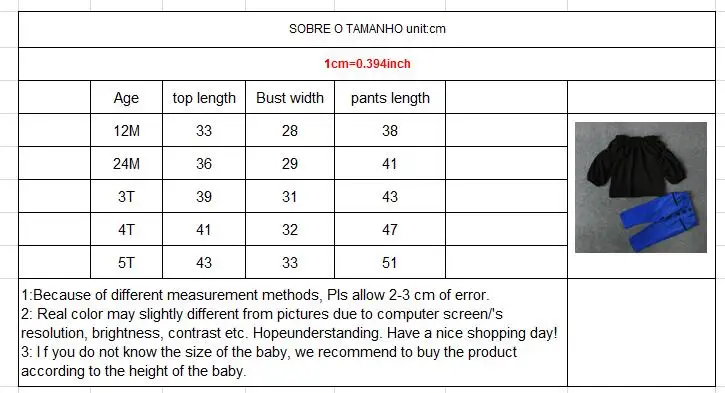 Комплект детской одежды GOOPORSON для девочек осенняя черная шифоновая рубашка +