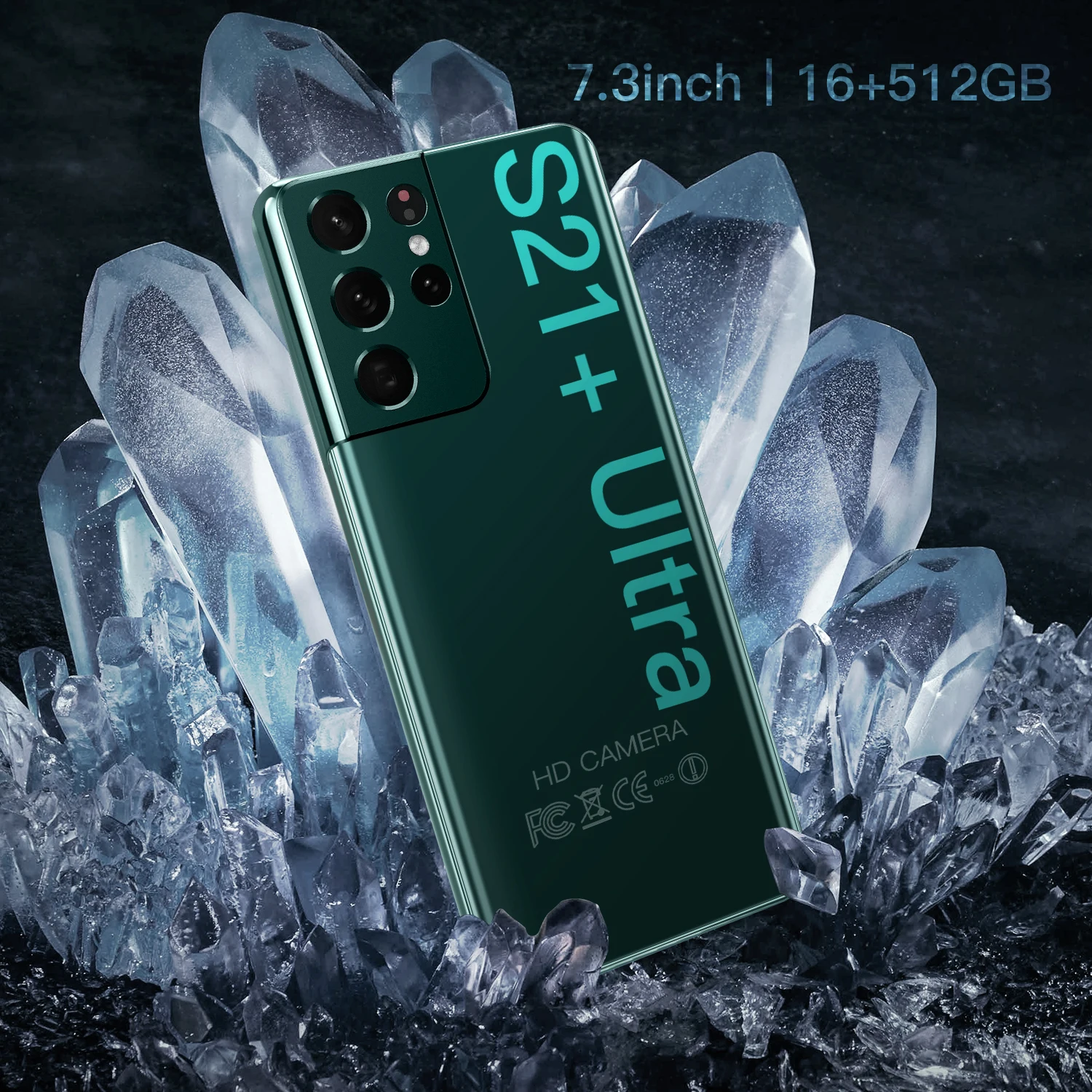 Tel&eacute;fono Inteligente S21 + Ultra, versi&oacute;n Global, 5G, 7,3 pulgadas, 16GB + 512GB, 6800mAh, 24MP + 48MP, desbloqueado-1