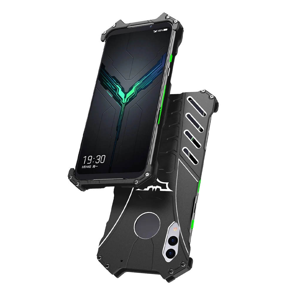 Роскошный Алюминиевый Чехол с Бэтменом для Xiaomi Black shark 2 Pro helo 9 SE 8 Lite A3 бампер Броня