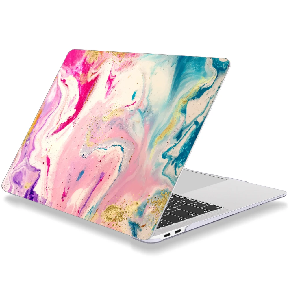 Чехол для ноутбука с акварельным абстрактным рисунком океана Apple MacBook Pro retina Air 12 13