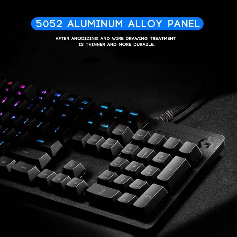 Механическая игровая клавиатура Logitech G512 RGB полноразмерная с подсветкой