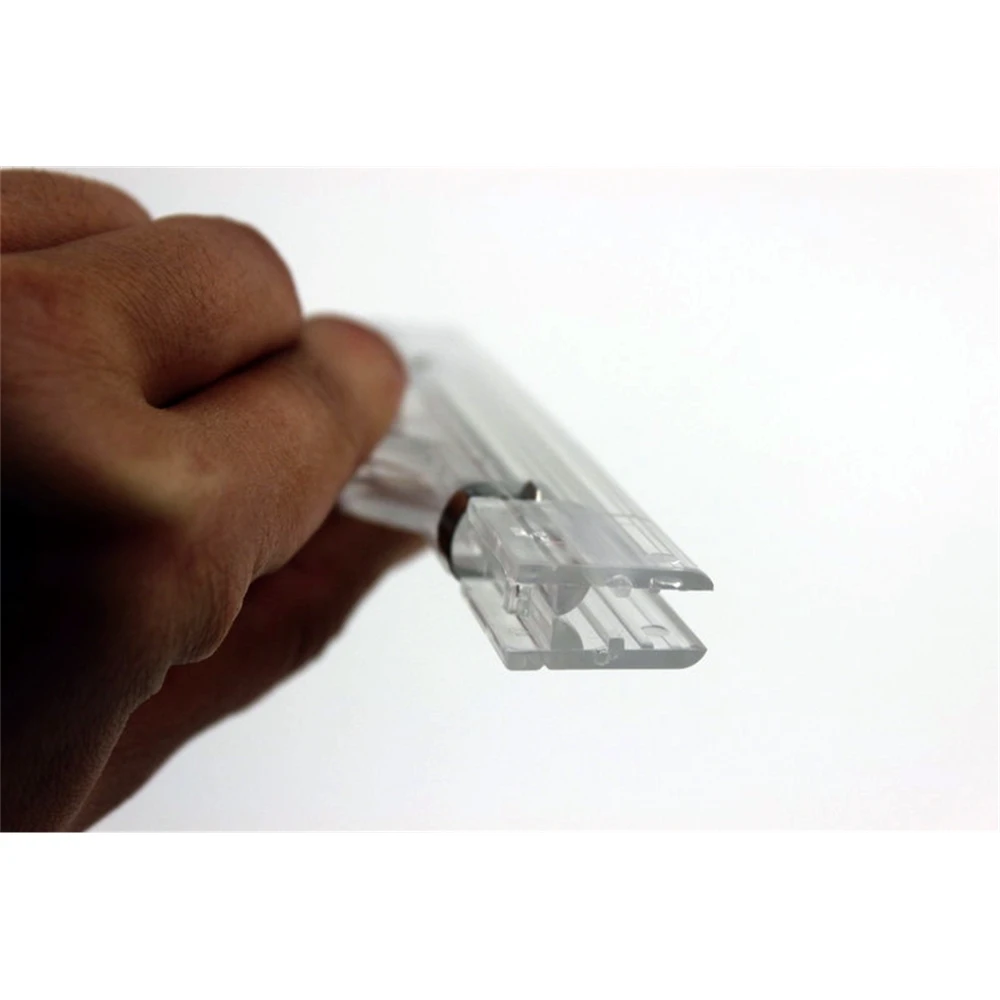 Большой пластиковый популярный зажим для супермаркета знака цена карточка