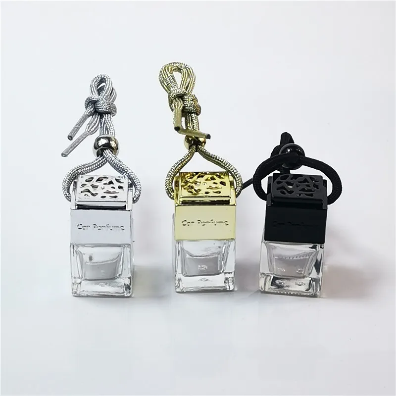 

8ml Car Air Freshener Scent Perfume Bottle Ornament Essential Oil Diffuser Fragrance Hanging Empty Bottle Interior Accessory