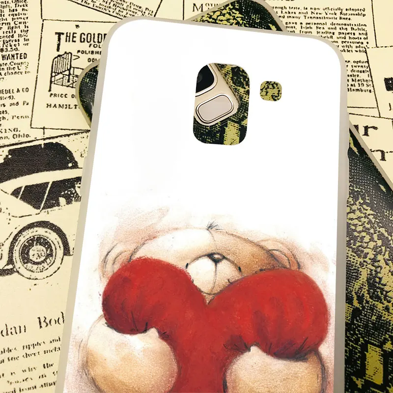 Silicone Cases For Samsung Galaxy J3 J5 J7 2016 2017 J2 Pro J4 J6 J8 2018 love you Matte TPU Phone Case Back Cover |