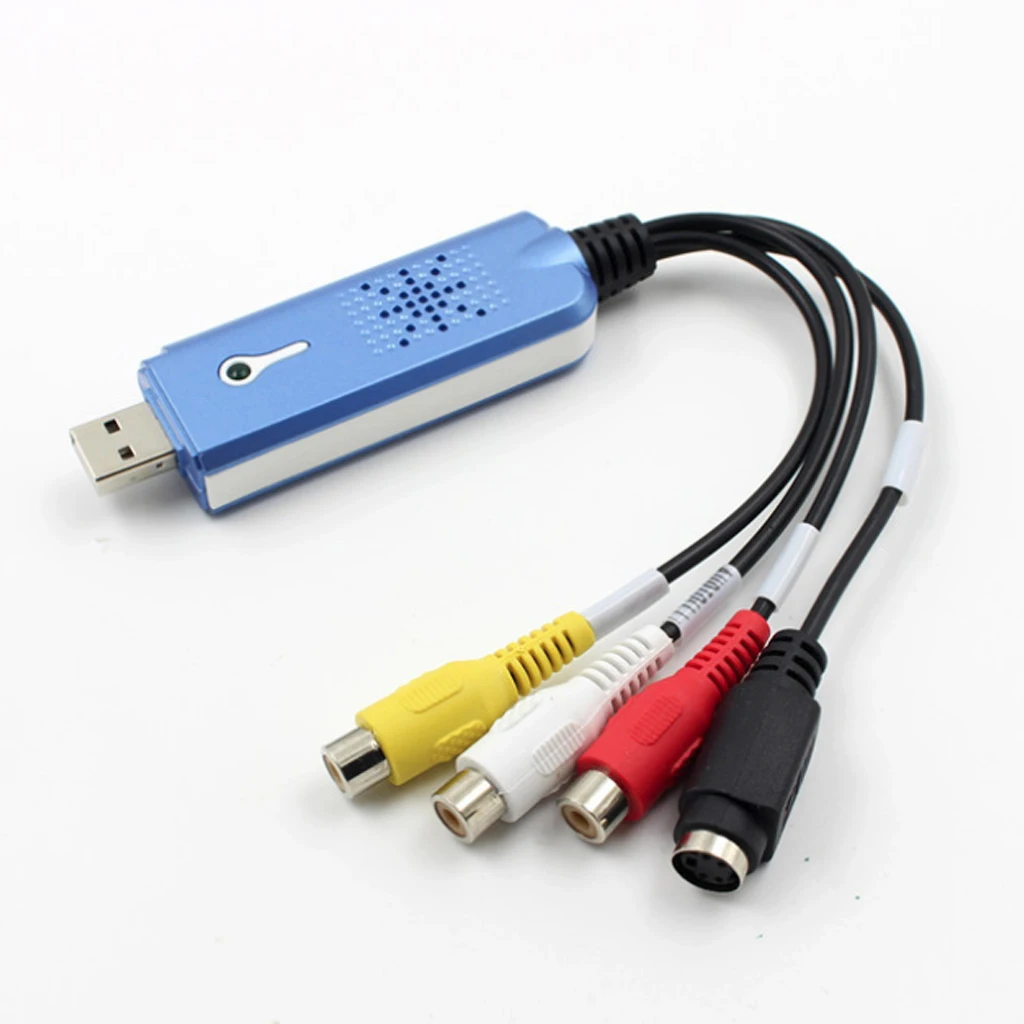 USB адаптер для видеозахвата с захватом чипсетом U tv 007 tv DVD VHS аудио Захват S-Video USB адаптер конвертер Поддержка Win7