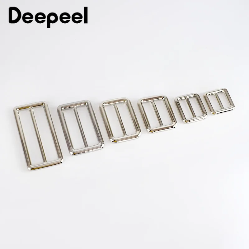 Deepeel10/30 шт. 16 50 мм трехскользящие пряжки Регулируемая металлическая пряжка кольцо