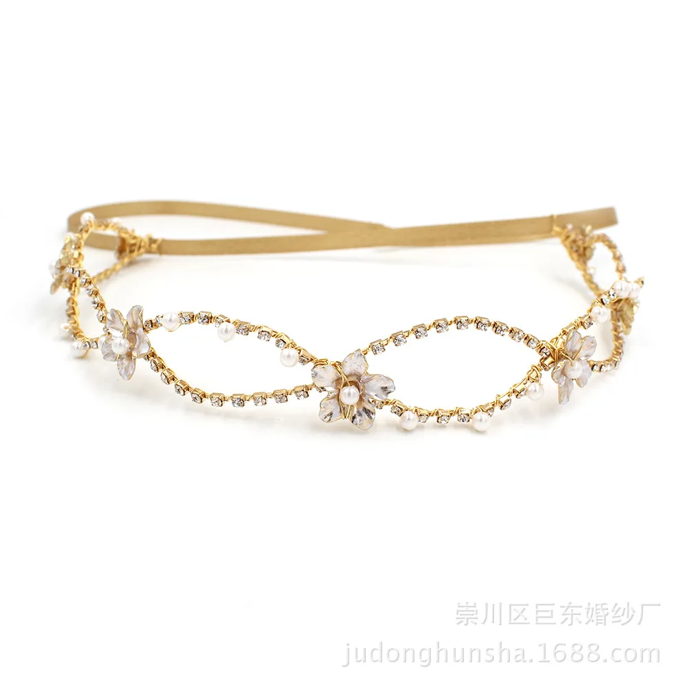 

Le Liin Rhinestone Bride Headband Wedding Hair Accessories Bridal Headdress Wedding Hair Vine
