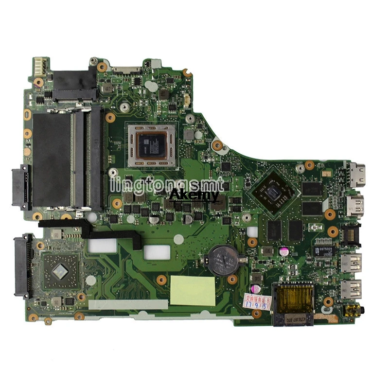 X550ZE материнская плата A10 7400CPU поддержка LVDS Материнская For Asus X550ZA K550Z A555Z VM590Z для