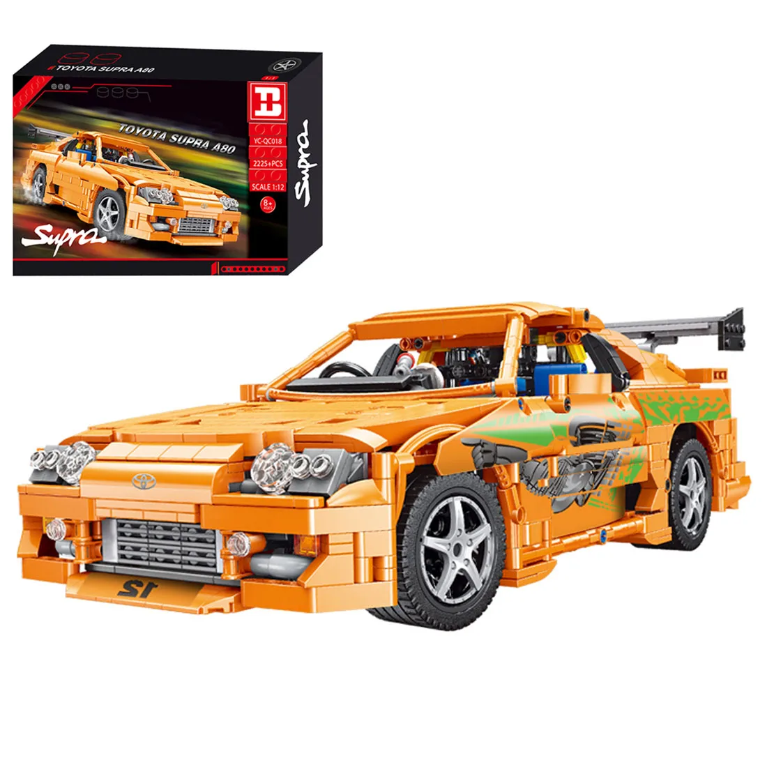 

2225+Pcs Authorized SUPRA A80 MOC Small Particles Construction Bricks DIY Building Blocks - Static Version