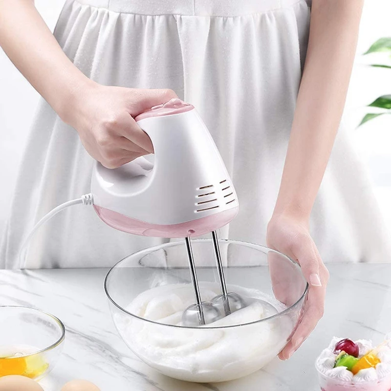 

Kitchen Food Stand Mixer Cream Egg Whisk Blender Cake Dough Bread Mixer Maker Machine 5 File with Storage Box(EU Plug)