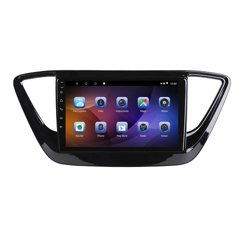 Автомагнитола 9 &quot 4G RAM 8 ядер Android DVD GPS навигация для Hyundai Verna Solaris 2017 2018 2019 стерео