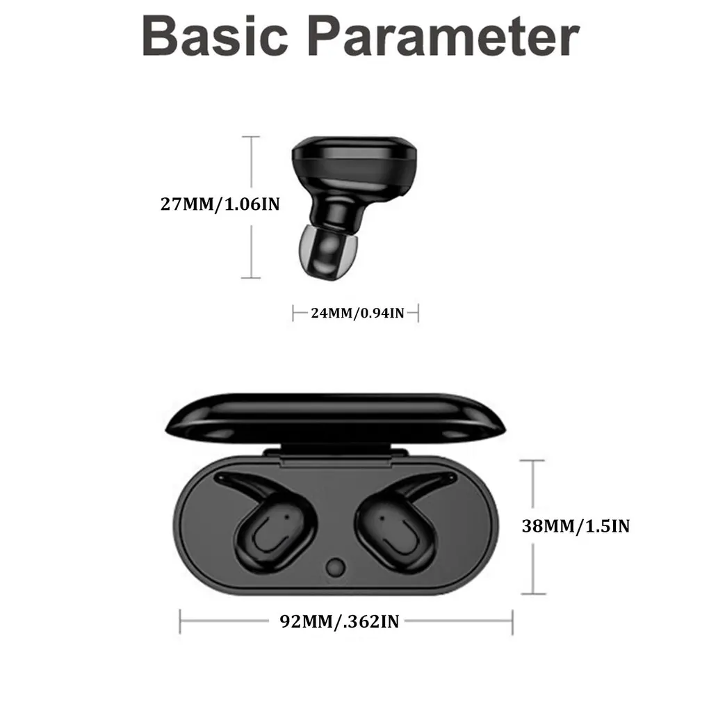 B2 беспроводные наушники Bluetooth 5 0 бинауральные бизнес звонки стерео мини