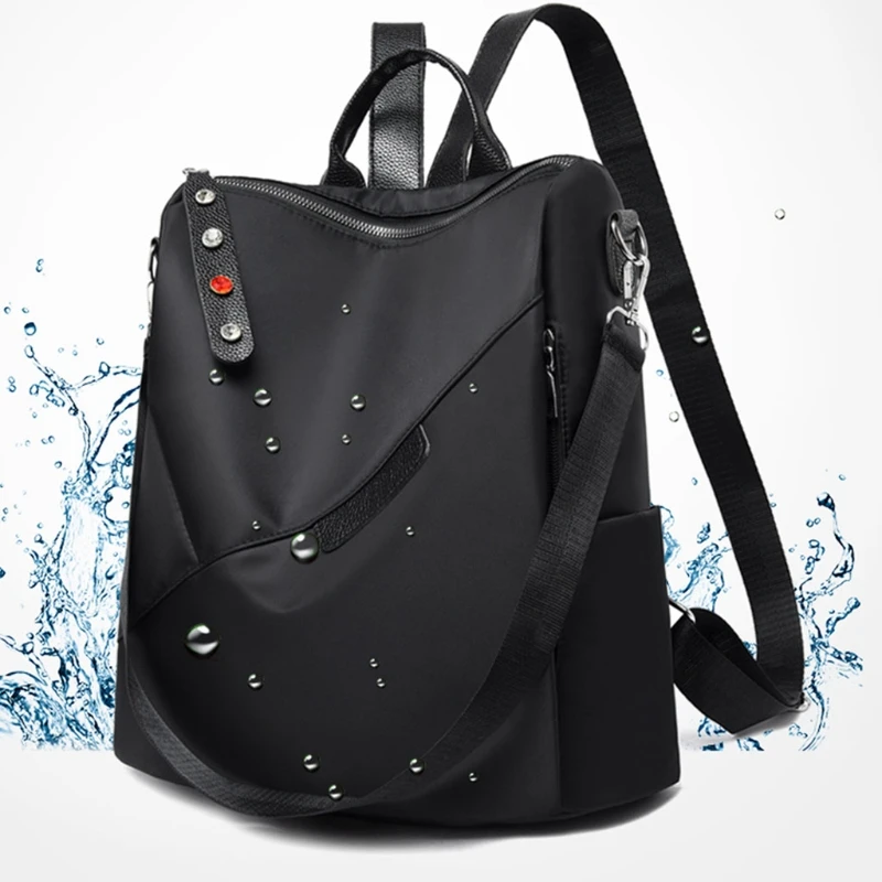 

Backpack Purse for Women Fashion School Purse and Handbags Shoulder Bags Nylon Anti-theft Rucksack