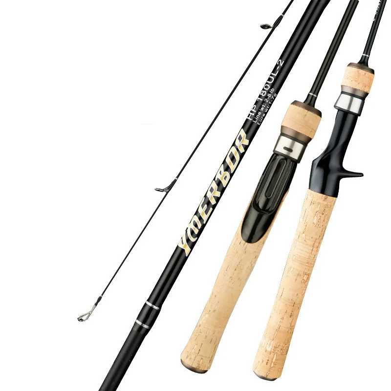 

1.68m/1.8m Carbon Fishing Rod Lure Wt.2-8g Line Wt.2-6g Carp Casting Rod EVA Handle UL Power Spinning Fishing Rod