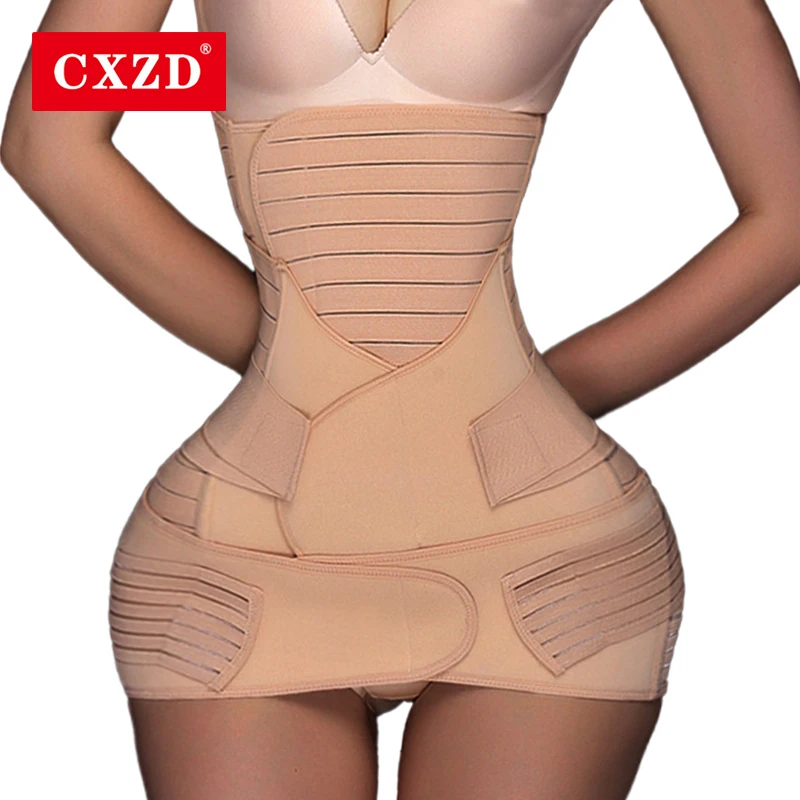 

CXZD 3 в 1 формирователь тела компрессионный Триммер пояс для моделирования живота ремни для уменьшения веса пояс для живота для женщин