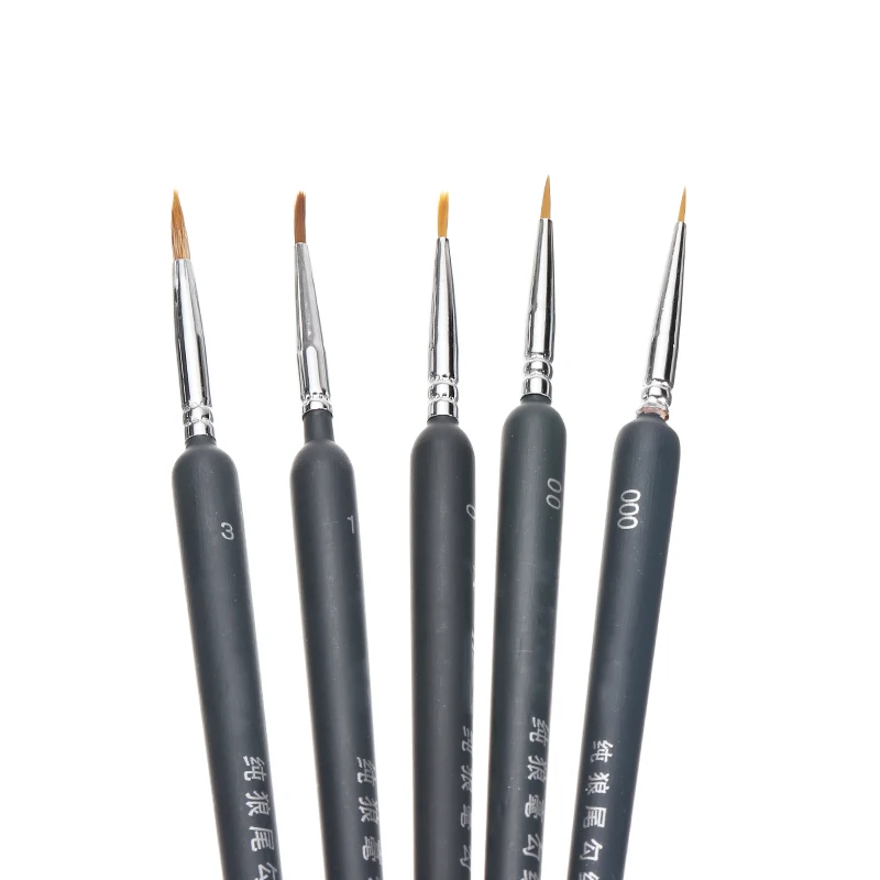 5 шт./компл. дополнительные тонкие детали кисти для рисования искусство Рисование