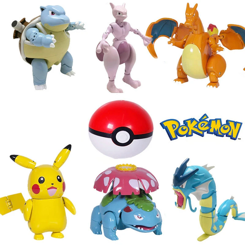 Takara Tomy Покемон деформации для командной игры в покебол (Фигурки игрушки