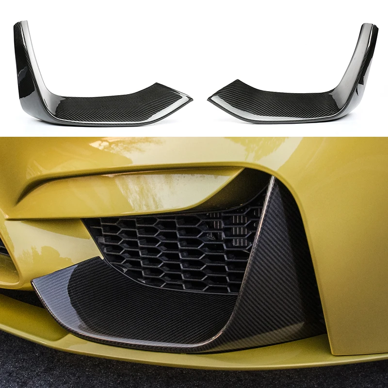 Противотуманные фары для переднего бампера из углеродного волокна угловые