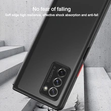 Sam-sung Ga-laxy Z Fold 2 휴대 전화 케이스에 적합한 최신 충격 방지 견고한 소프트 TPU Shatterproof /Shockproof