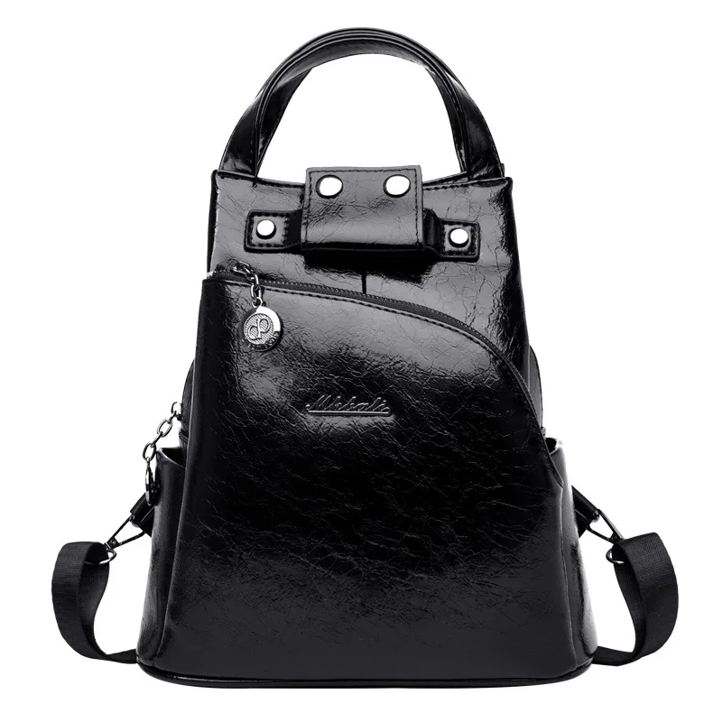 Роскошный женский рюкзак сумка на плечо из высококачественной кожи