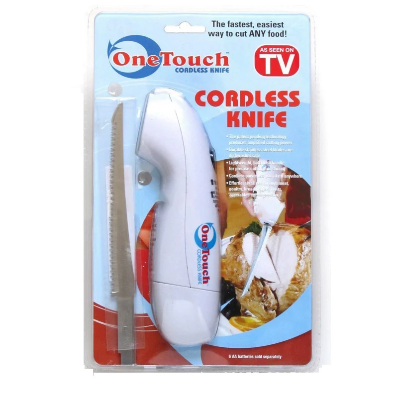 Нож для стейка из нержавеющей стали Электрический мяса овощей автоматический