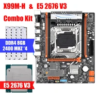 x99m h e5 2676 v3 ddr4 8gb 2400mhz 4 combination kit motherboard support intel xeon e5 lga2011 3 m 2 nvme usb3 0