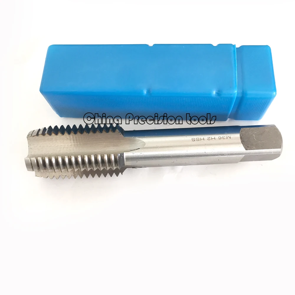 Метчик с левой резьбой из быстрорежущей стали, метрические метчики с прямой канавкой, M22, M24, M25, M26, M27, M28, M30, M32, M33, M36, LH, M22X1, M24X1, M36X1.5 Метчик с левой резьбой из быстрорежущей стали, метрические метчики с прямой канавкой, M22, M24, M25, M26, M27, M28, M30, M32, M33, M36, LH, M22X1, M24X1, M36X1.5