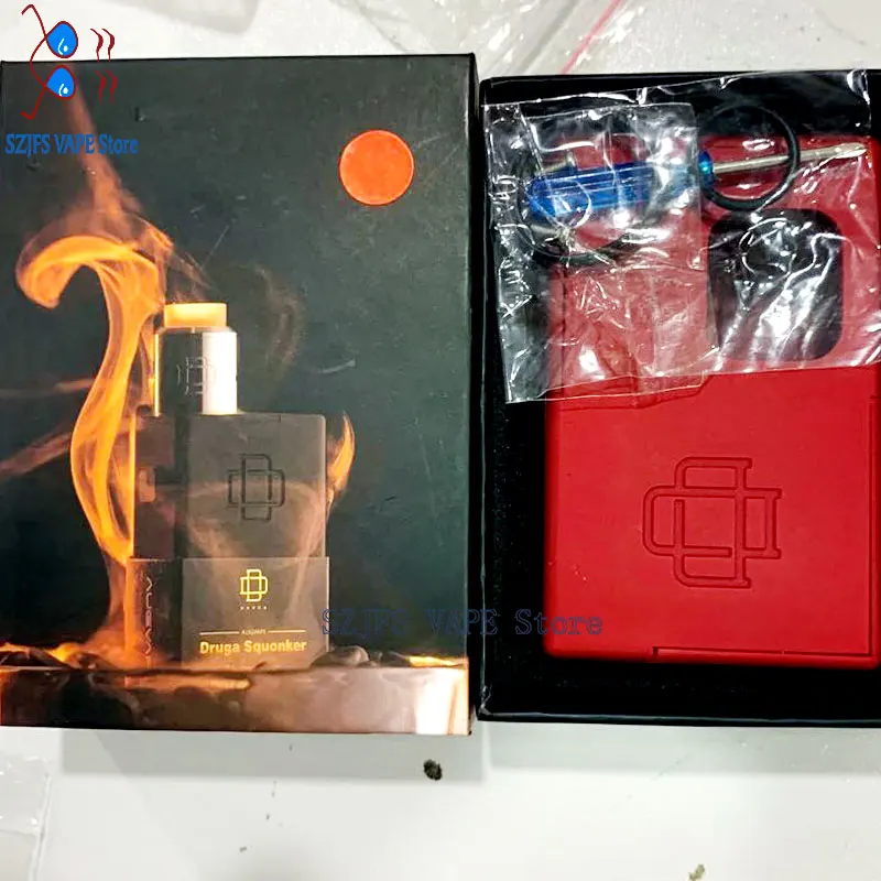 

Fire Phoenix Squonker Box Mod with 4ml Juice Storage Glass Bottle Bottom Feed 18650 Battery Mechanical Mod vs Apocalypse Mods