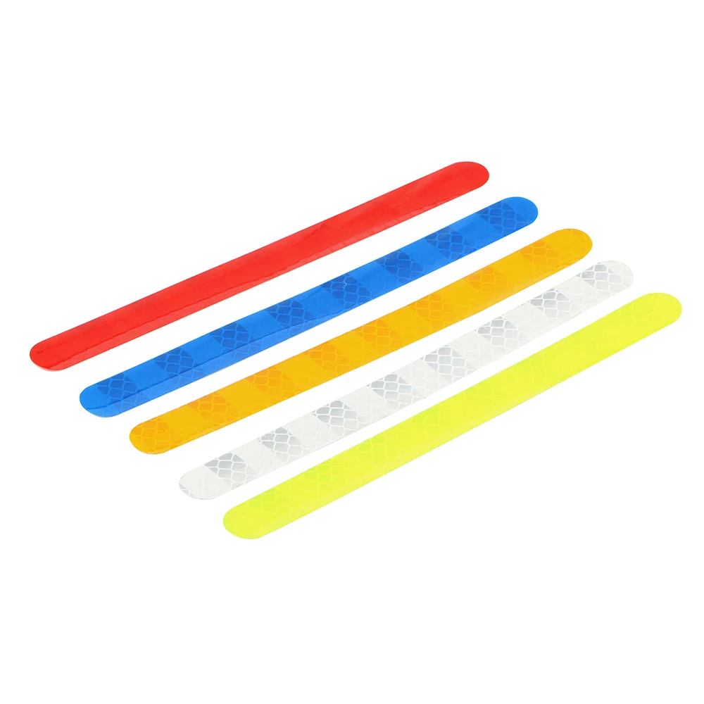 

Car Sticker Universal Rearview Mirror Fluorescent Reflective Stickers Decoration Warning Logo 2PCS Car Reflective Strip