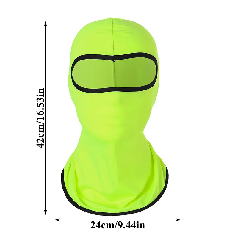 

Balaclava Ice Silk Face Mask Cycling Tactical Ski Mask Dust-proof Sun Protection Cycling Headgear Full Face Scarf Bicycle Mask