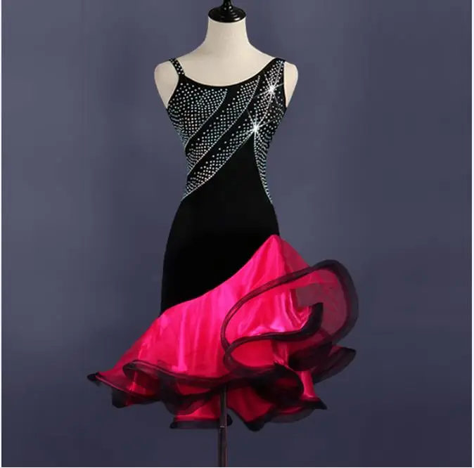 Женский бархатный лиф для латиноамериканских танцев 3 цвета | Тематическая