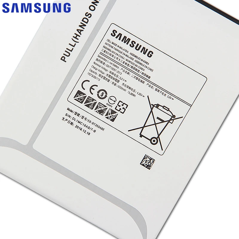 Оригинальный Samsung батарея для GALAXY Tab A 8 0 T355C Tab5 SM T355 P350 P355C T350 EB BT355ABE