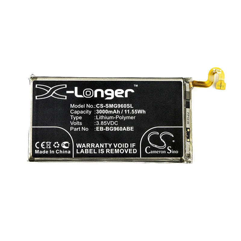 

CameronSino for SAMSUNG Galaxy S9 SCV38 SM-G960 SM-G9600/DS SM-G9608/DS SM-G960F/DS SM-G960J SM-G960N SM-G960XU WiMAX 2+ battery