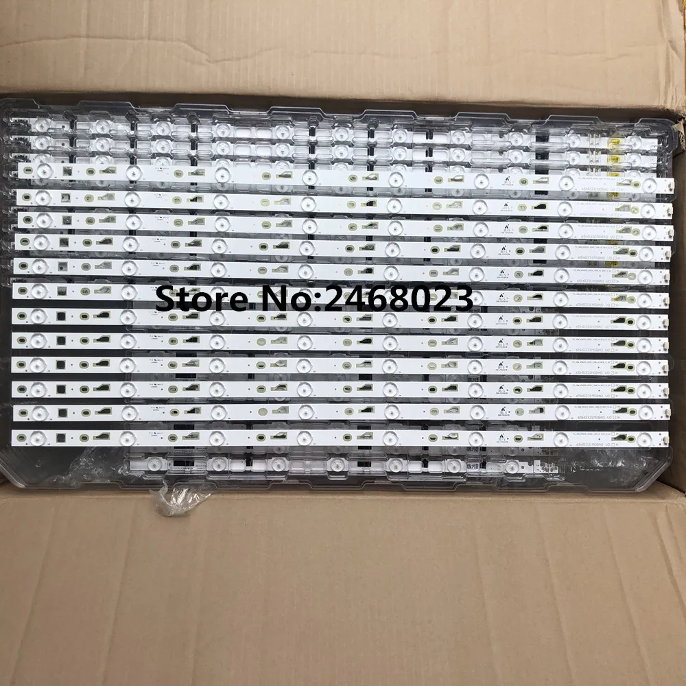 Светодиодная лента для подсветки 8 ламп Thomson 65UA6606 L65E5800A 4C LB650T YH3 TCL_ODM_650D30_3030C_12X8_V2 Sanyo