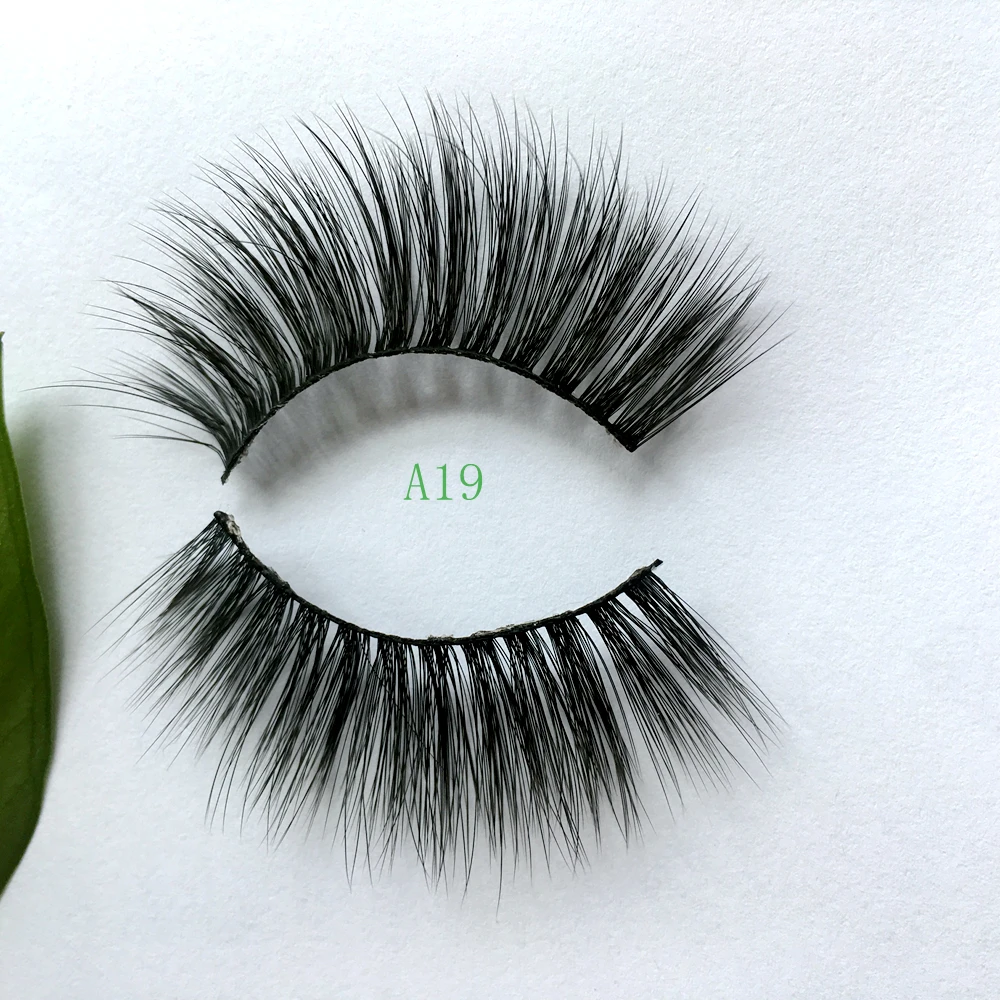 Ресницы из искусственной норки пушистые объемные ресницы 3D многослойный эффект