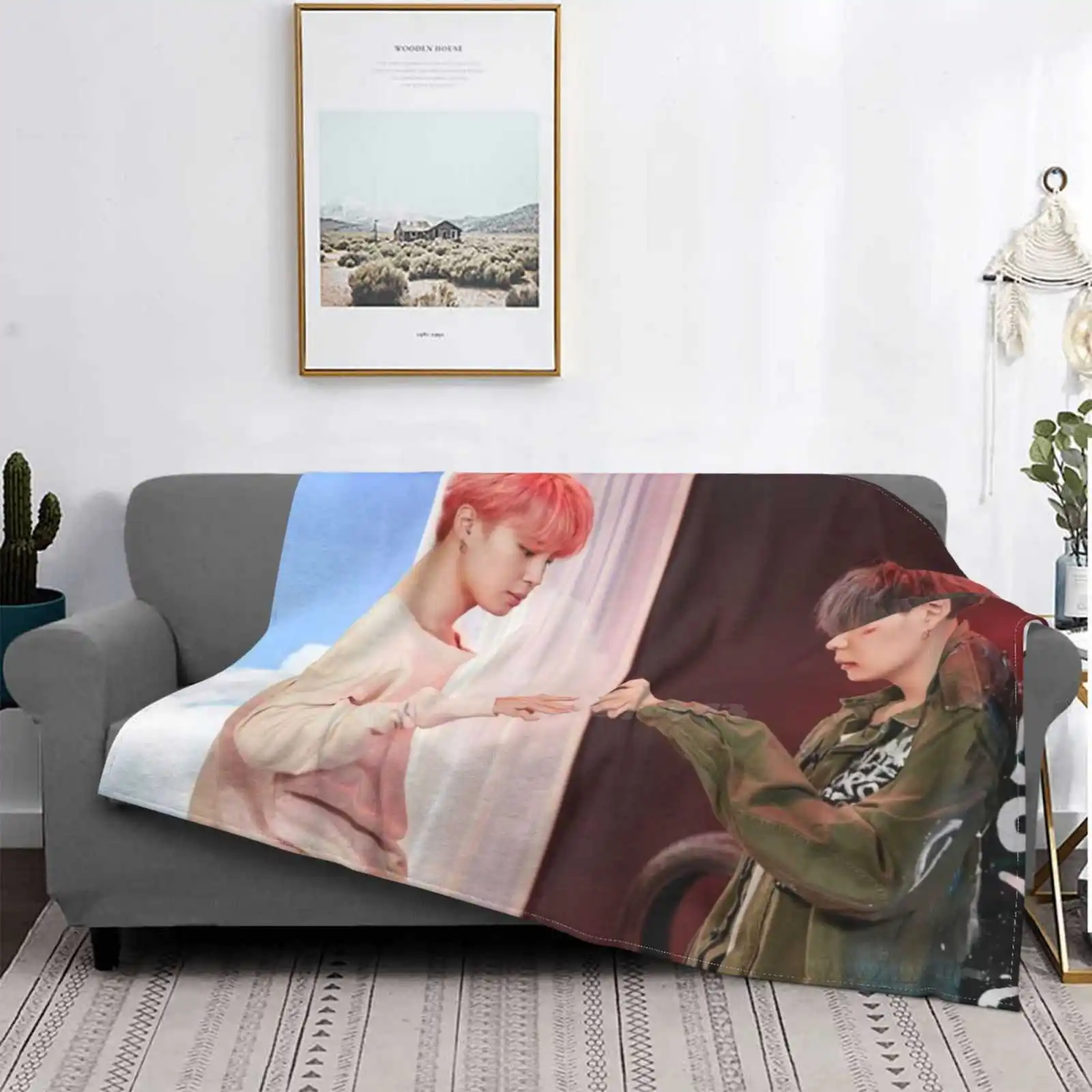 

Yoonmin mejor venta habitación hogar manta de franela Yoonmin Suga Min Yoongi Jimin Parque Jimin Agust D Agust Serendipity