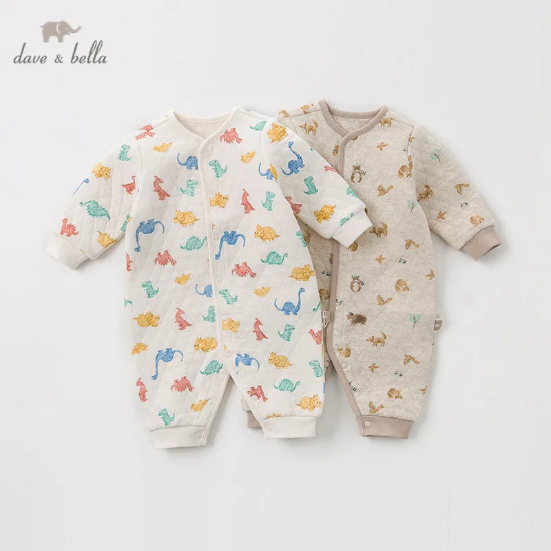 Детский комбинезон с длинным рукавом принтом |