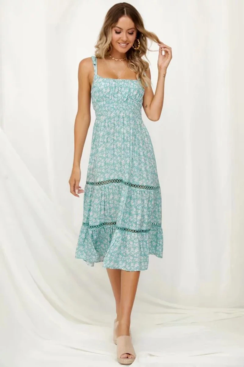 TEELYNN сексуальное платье без рукавов на бретельках с эластичной спиной винтажное