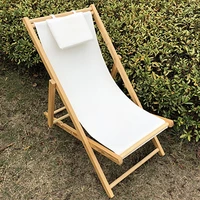 camping chair fishing chair wooden beach chair outdoor folding chair portable solid wood canvas material