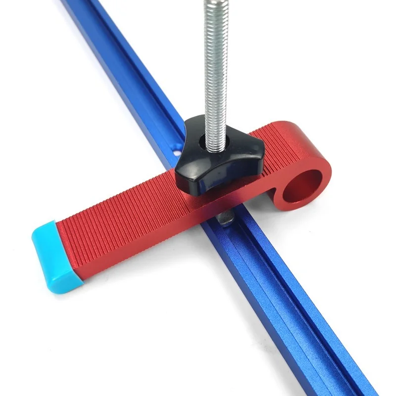 

1Pcs Type-19 Woodworking T-slot Miter Track 300-600mm Chute Aluminium Alloy Guide Rail for Table Saw Woodworking DIY Tools